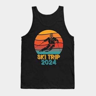 Snow Skiing Winter Spring Vacation Tank Top